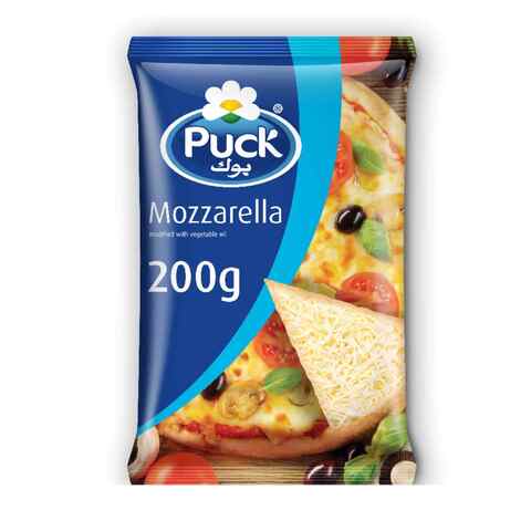 Puck Mozzarella Shredded Cheese 200g