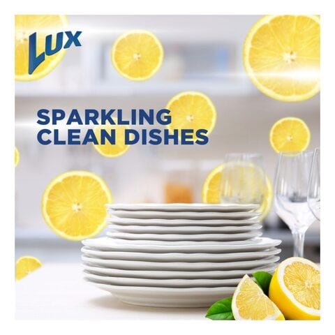 Lux Dishwash Liquid For Sparkling Clean Dishes Lemon 400ml