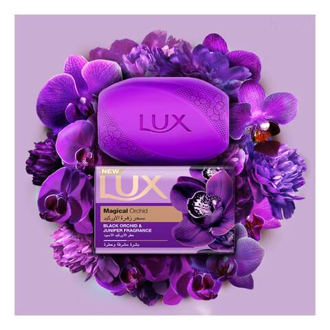 Lux Magical Orchid Black Orchid And Juniper Bar Soap Purple 170g
