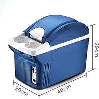 Huaqinei No-Logo Thermoelectric Mini Fridge Cooler And Warmer - For Home, Office, Car, Dorm Or Boat - Compact &amp; Portable