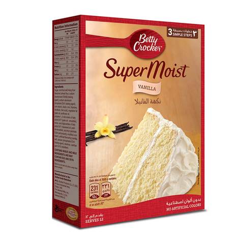 Betty Crocker Super Moist Vanilla  500g