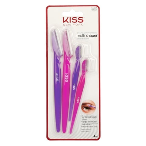 Kiss Brows Shaper And Trimmer Multicolour 4 count