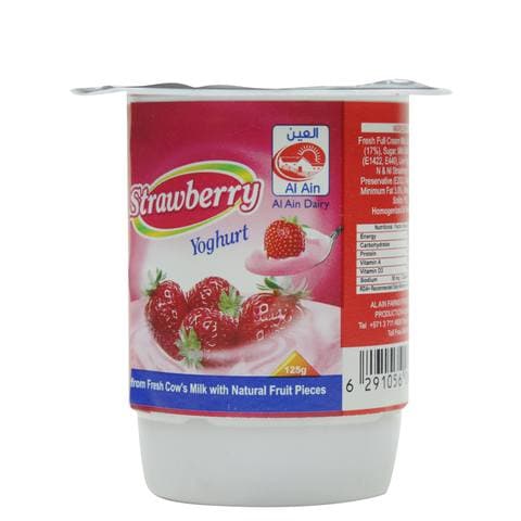Al Ain Strawberry Yoghurt 125g