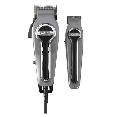 WAHL Elite Pro Hair Clipper and Trimmer Combo Kit- Grey