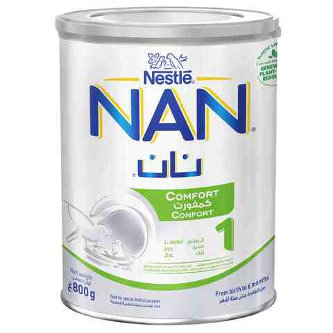 Nestle Nan Comfort Starter Infant Formula Stage 1 White 800g