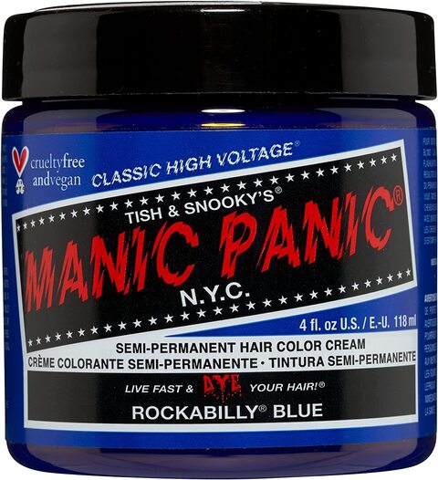 Manic Panic Semi-Permanent Color Cream, Rockabilly Blue