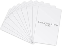 Rubik 10pcs IC Type-A RFID Key Cards for RFID Copier/Reader/Writer/Duplicator (IC Type-A 10 Cards)