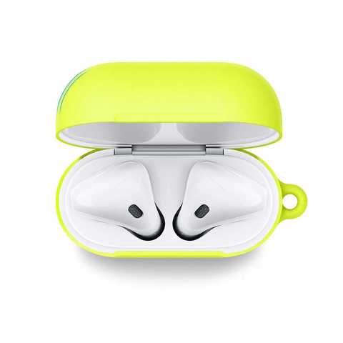 Elago - Skinny Hang Case for Apple Airpods - Neon Yellow