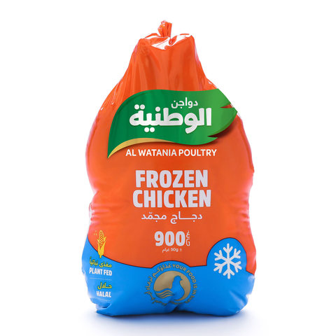 دواجن الوطنية دجاج مجمد 900 جرام