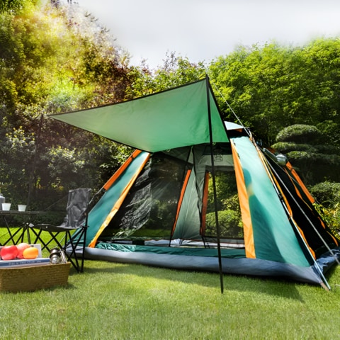  Camping Tent 2 Person, Waterproof Windproof Tent with