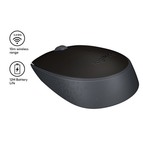 Logitech Mouse Wireless M171 Black