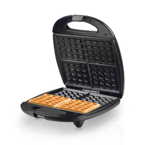 Saachi Waffle Maker Nl-Wm-1562-Bk With A Square Grid Design