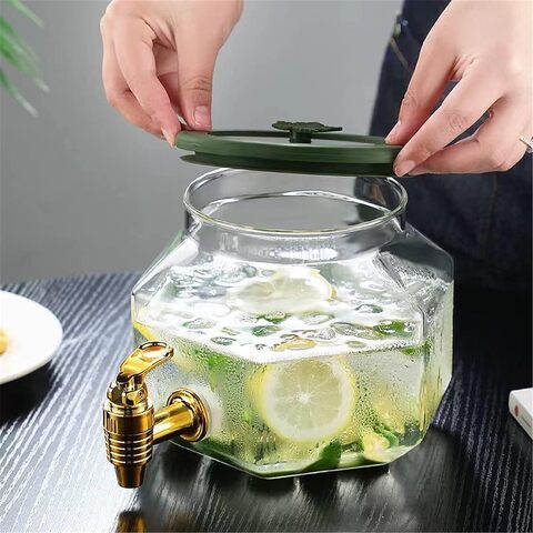 Glass cold best sale drink dispenser