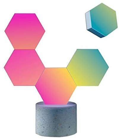 Cololight Pro Smart LED Light Panels (6-Pack Starter Kit) | Colour Changing Mood Lighting With 16 Million Rgb Colours | Works With Alexa And Google Assistant