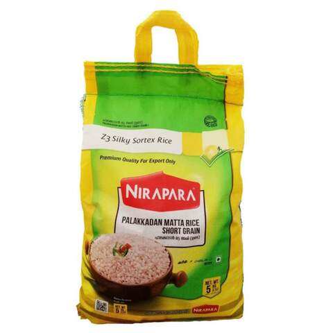 Nirapara Palakkadan Short Grain Matta Rice 5kg