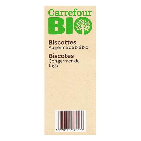 Carrefour Bio Organic Wheat Germ Rusks 300g
