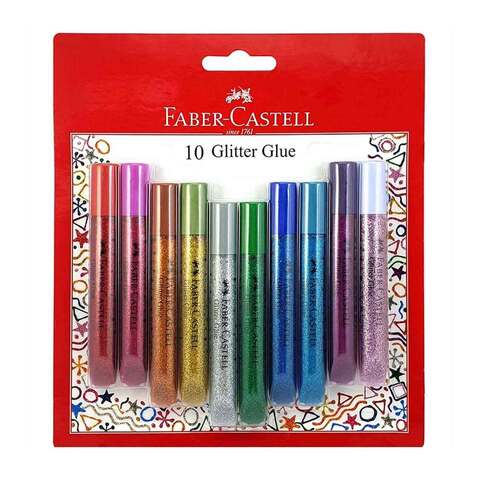 Faber-Castell Glitter Glue 10 Multi-Color