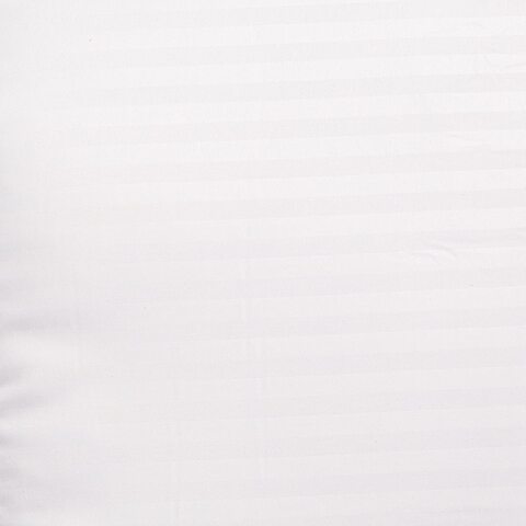Maestro 100% Microfiber 90gsm Supersoft Stripe Mattress Topper 1Pc Polyester White 180 x 200 cm