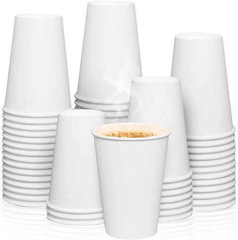 White paper cups for deals hot drinks