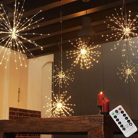 Battery operated outdoor christmas 2024 lights with remote control