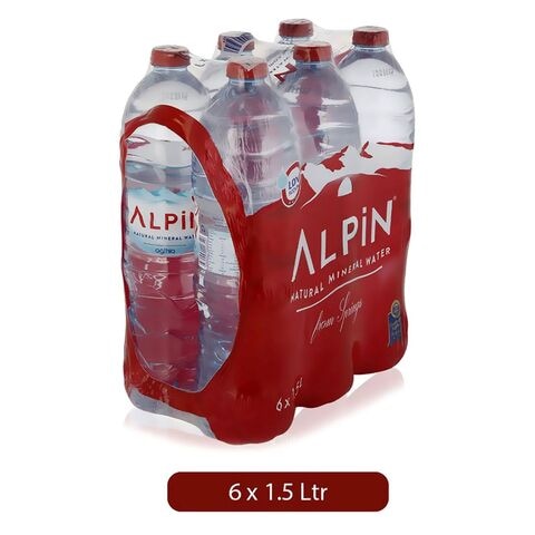 Alpin Alkaline Natural Mineral Water 1.5L Pack of 6