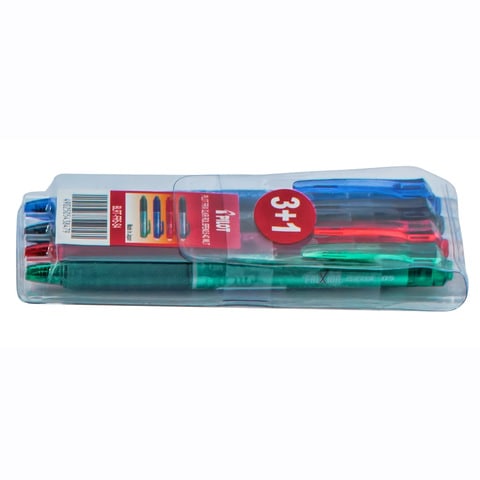 Pilot Frixion Erasable Rollerball Pen Multicolour 0.5mm 4 PCS