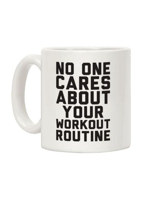 muGGyz Printed Quote Coffee Mug White 325ml