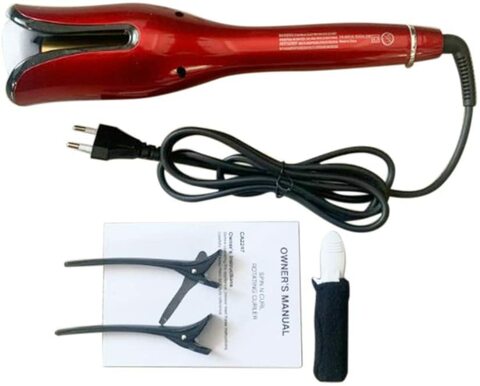 Curling iron that deals spins