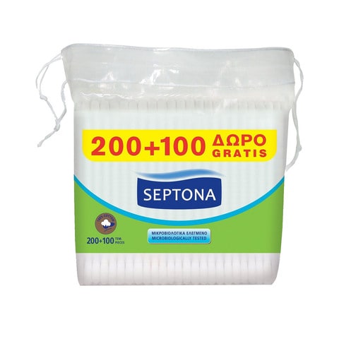 Septona Cotton Ear Buds 300 Pieces