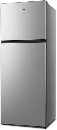 Hisense 466L Net Capacity Double Door Top Mount Refrigerator, Silver, RT599N4ASU