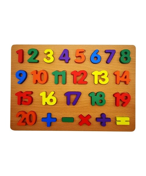 Wooden Puzzles for Toddlers, Wooden ABC Alphabet Number Shape Puzzles  Toddler Learning Puzzle Toys for Kids 1-6 Years Old Boys & Girls, 3 in 1