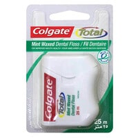 Colgate Total Mint Waxed Dental Floss White 25mx72