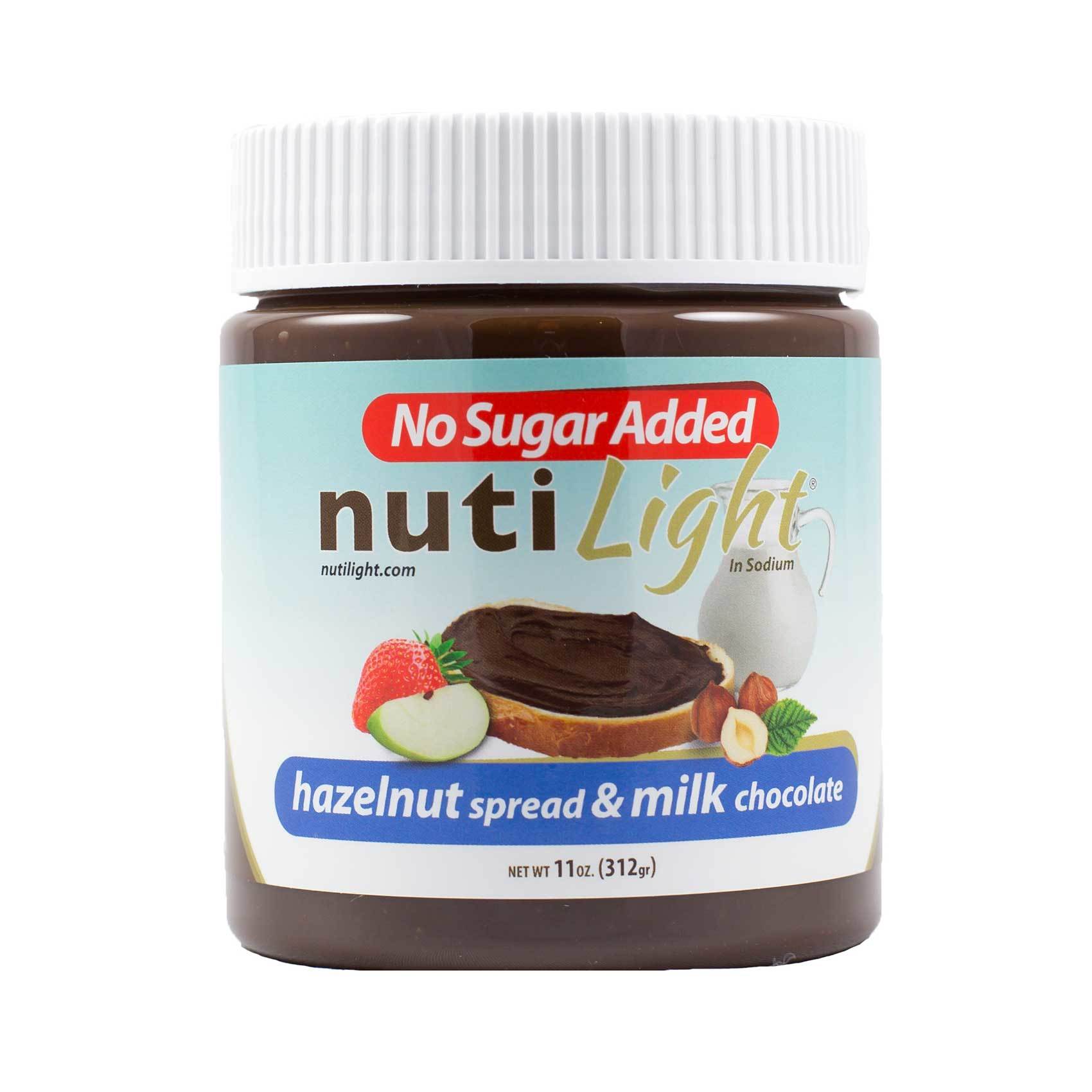 Buy Nuti Light Hazelnut Spread Milk Chocolate 312 G Online Shop Bio Organic Food On Carrefour Saudi Arabia