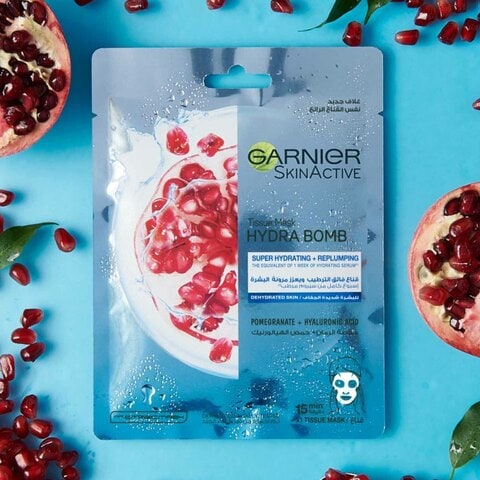 Garnier Hydra Bomb Pomegranate Serum Sheet Mask White 32g