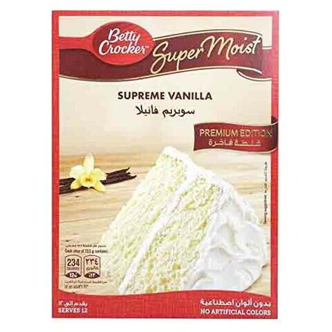 Betty Crocker Super Moist Supreme Vanilla Cake Mix 510g Pack of 2