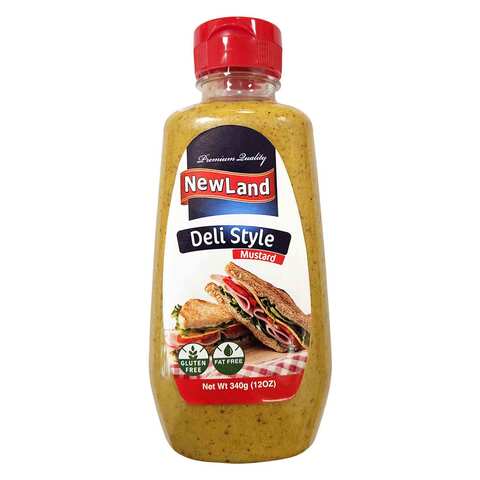 New Land Deli Style Mustard 340 Gram