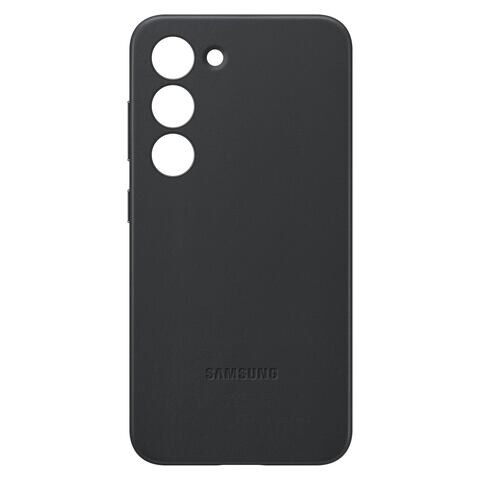 Samsung Leather Case For Galaxy S23 Black