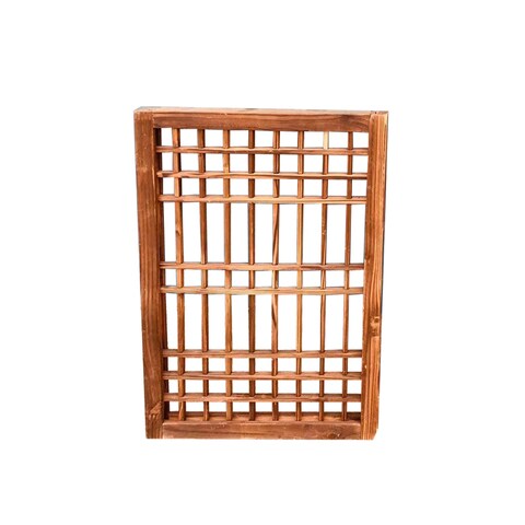 Lingwei - 70X50Cm Anti-Corrosion Wooden Fence Wall Decorative Frame