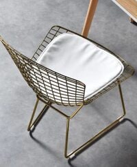 Yulan Modern Luxury Iron Golden Metal Living Room Table &amp; Chair Set for Bar Dresser Coffee Leisure Balcony Hallway (I) 509