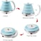 Aiwanto Ultrathin Upgraded Food Grade Silicone Travel Foldable Electric Kettle Boil Dry Protection Portable with Dual Voltage and Separable Power Cord,555ML 110-220V