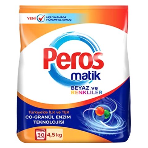 Buy Peros White And Orange Colors Detergent Powder 4.5KG Online - Shop ...