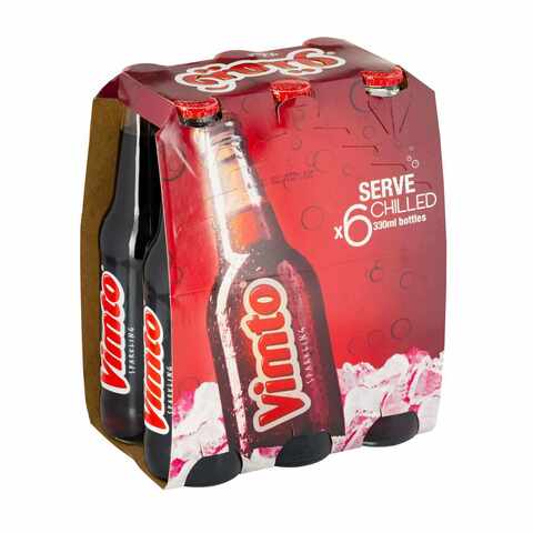 Vimto Sparkling Soft Drink 330ml Pack of 6