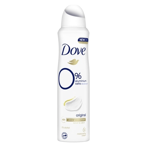 Dove Antiperspirant Deodorant Original 0% Aluminium White 150ml price ...