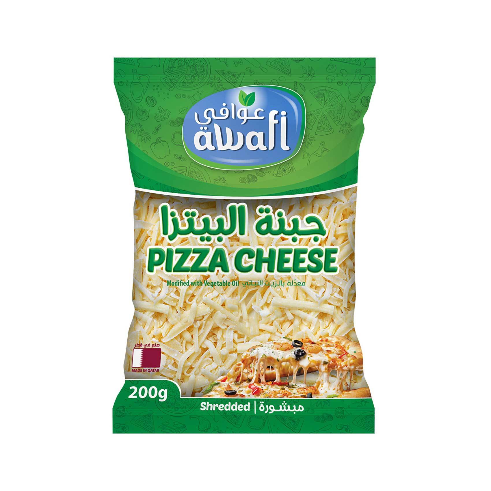 Buy Awafi Shredded Pizza Cheese 200g