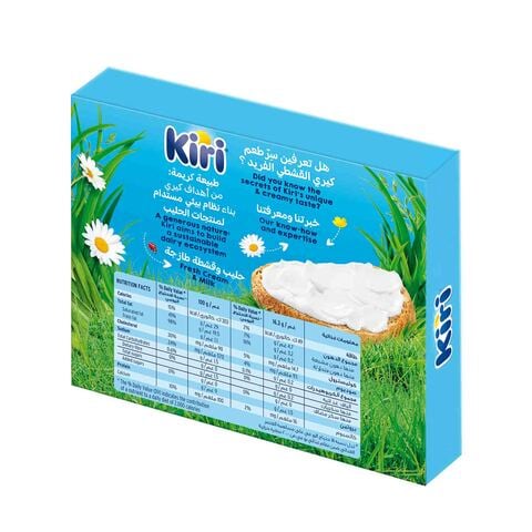 Kiri Spreadable Cream Cheese Squares 18 portions 293g