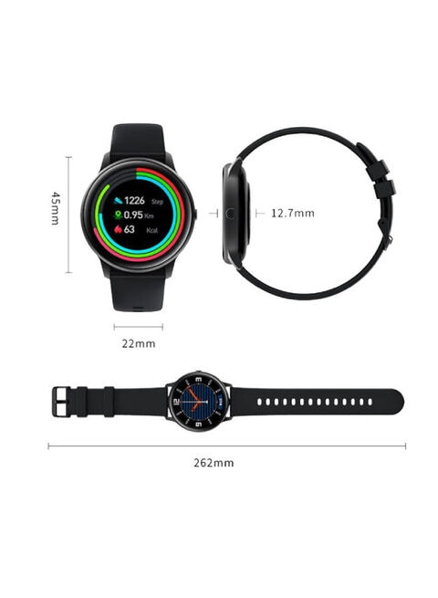 Imilab Kw66 Lightweight Fashionable Dust And Waterproof Smartwatch, Black