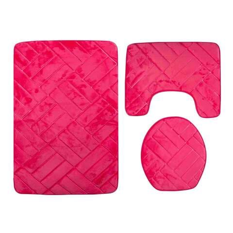 Aworky Toilet Set 3 Pc Velvet