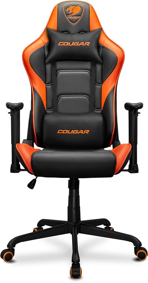 Gaming chair deals orange and black