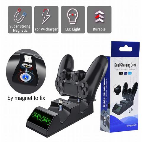 Buy Generic Ps4 Controller Charger Station Dual Charger Dock With 2 Micro Usb Charging Dongles For Ps4 Ps4 Slim Ps4 Pro Controller Online Shop Toys Outdoor On Carrefour Uae