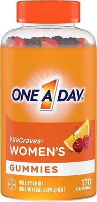 One A Day Women&#39;s Multivitamin Gummies, Supplement With Vitamin A, Vitamin C, Vitamin D, Vitamin E And Zinc For Immune Health Support*, Calcium &amp; More, 170 Count